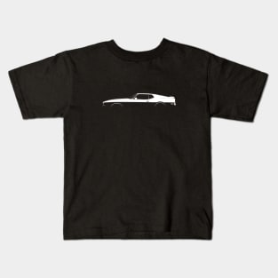 Ford Mustang Mach 1 (1971) Silhouette Kids T-Shirt